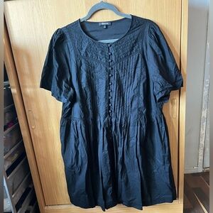 Madewell Lace Trum Pintuck Minidress